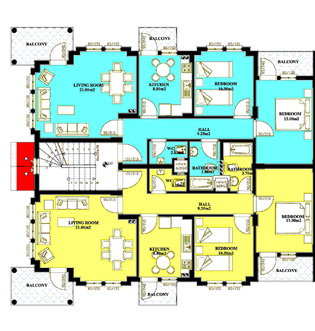 2 bed apart 2